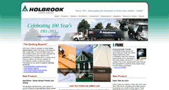 Desktop Screenshot of holbrooklumber.com